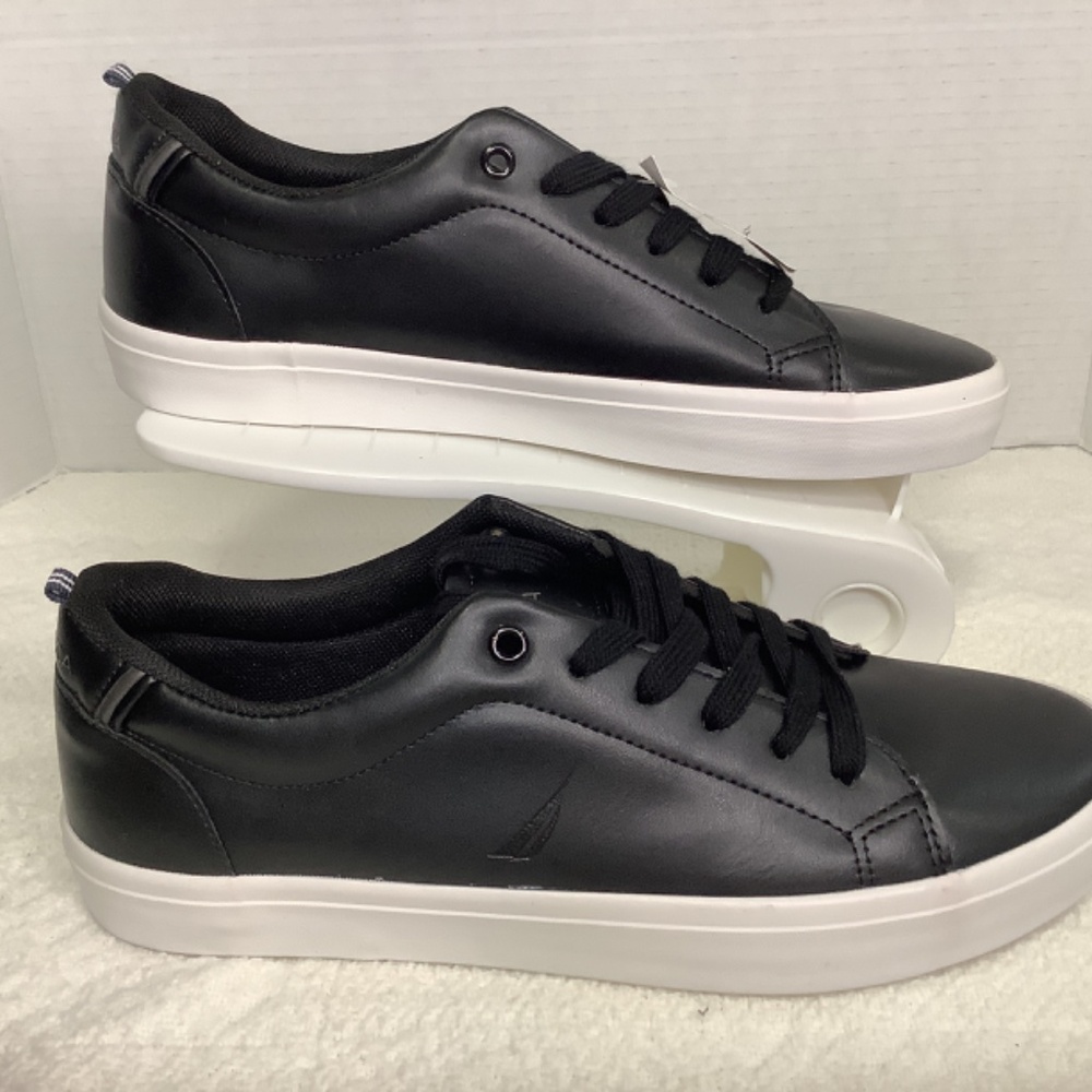 NWT Nautica Graves black men’s sneakers tie up - Picture 3 of 11